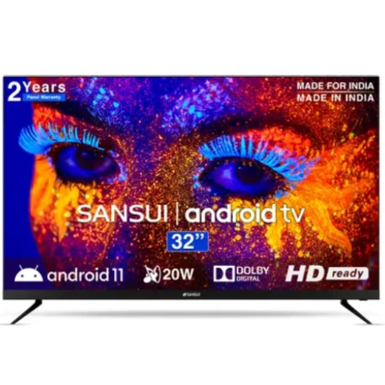 Sansui 80 cm (32 inch) HD Ready LED Smart Android TV